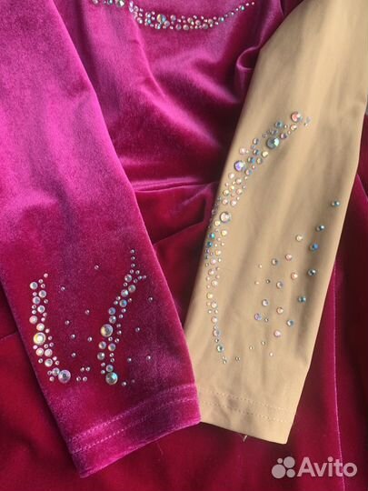 Костюм платье для фигурного катания 122 128 134