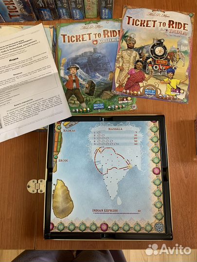Ticket to ride India + Switzerland