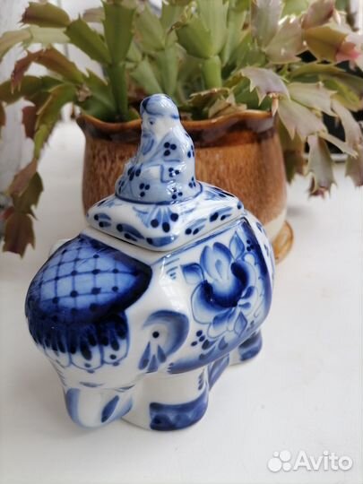 Чайница гжель, новая