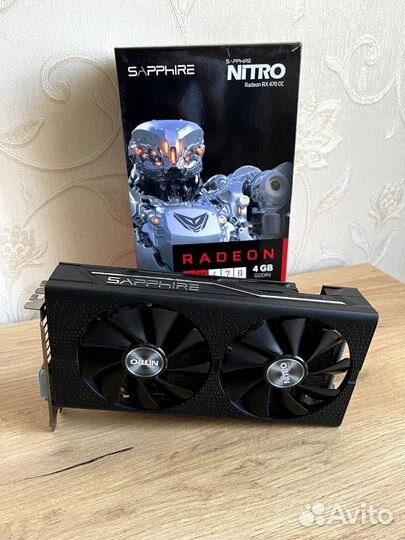 Видеокарта Sapphire Nitro RX470 4GB