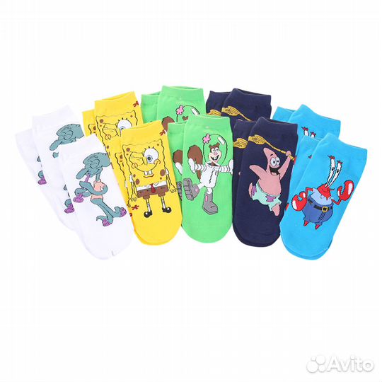 Носки для подростка с принтом героев 
