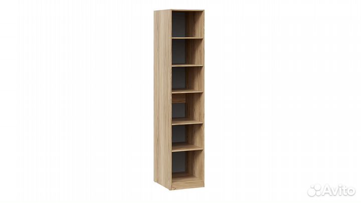 Шкаф для белья с зеркальной дверью левый «Рико» Бе