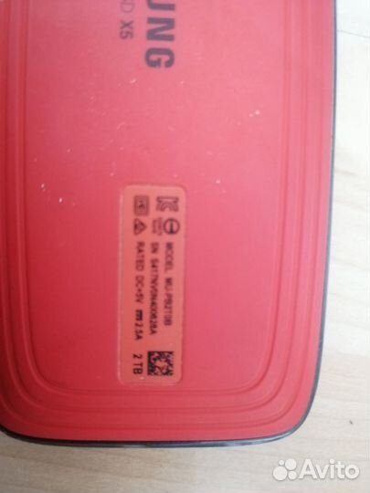 Внешний PCIe NVMe SSD Samsung X5 2TB Thunderbolt-3