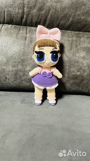 Кукла LOL вязанная крючком