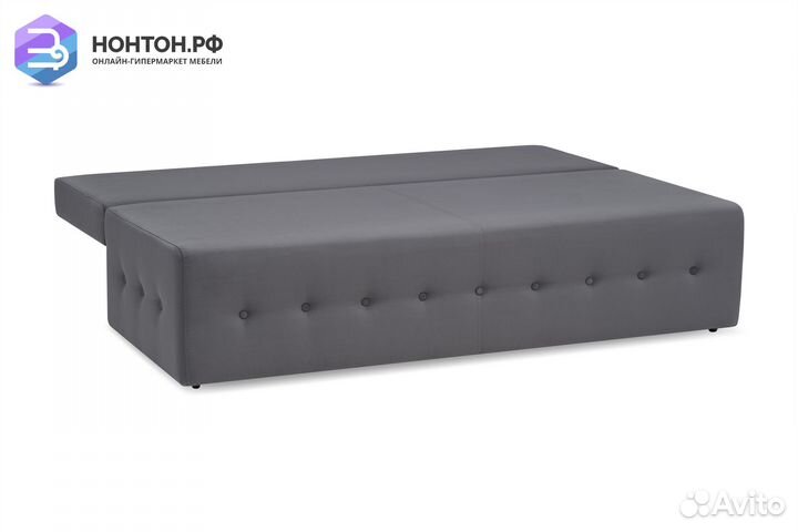 Диван еврокнижка Сити темно-серый