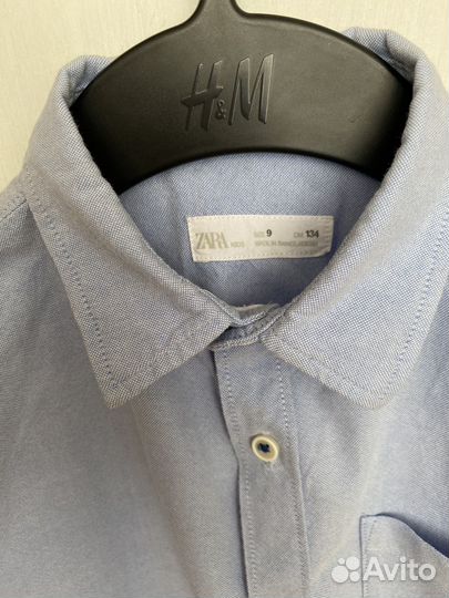 Рубашка zara для мальчика 134