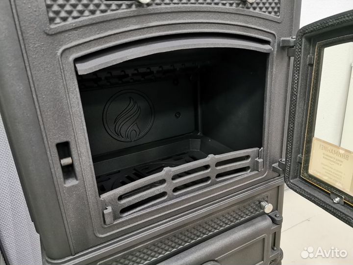 Чугунная печь камин