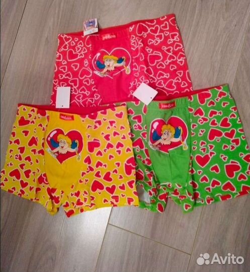 Трусы с сердечками