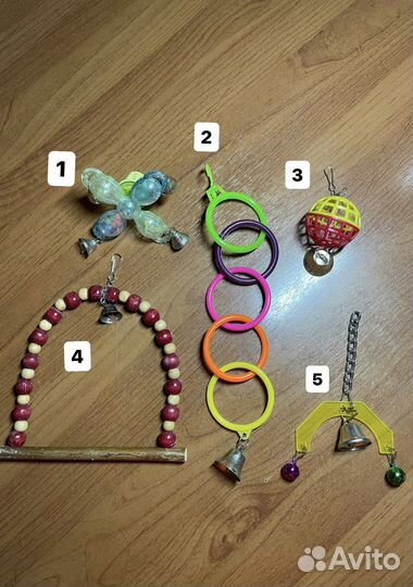 Игрушки для попугаев