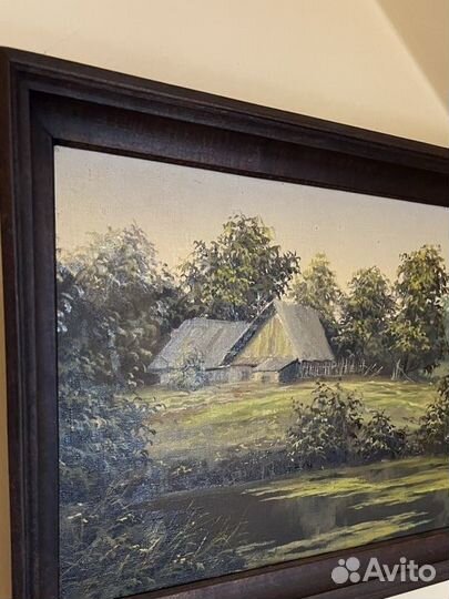 Картина маслом «В июле» А. Педе