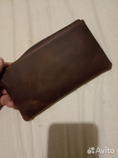 Мужской клатч из натуральной кожи