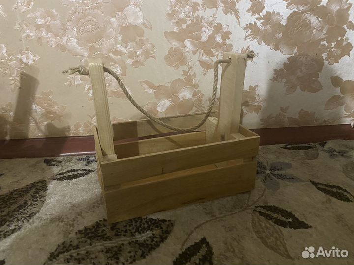 Ящик деревянный подарочный