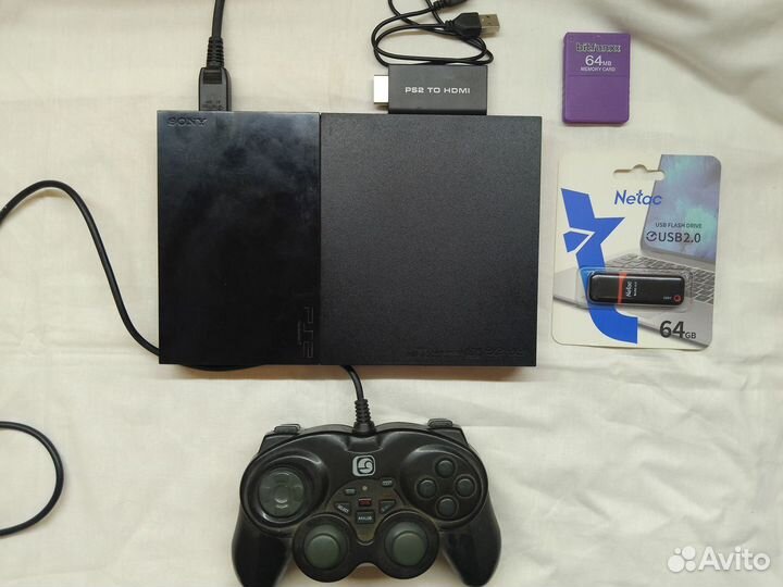 Wii Прошитый Ps2 Vmu GdEmu Remote Джои Кабели ориг