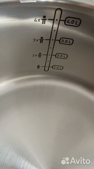 Кастрюля tefal новая 5л