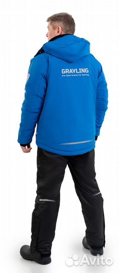 Костюм для рыбалки зимний Магеллан -15, синий-черный, 60-62/170-176