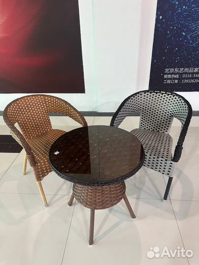 Комплект садовой группы, 2 кресла + стол