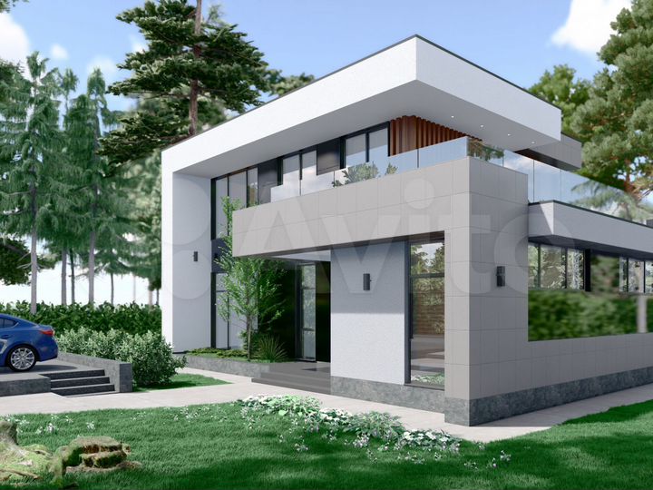 Коттедж 190 м² на участке 2,6 сот.
