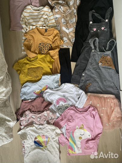 Вещи пакетом на девочку 122-134