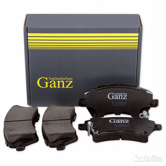 Колодки передние toyota Cor 1.4-1.8 2000- ganz GIJ