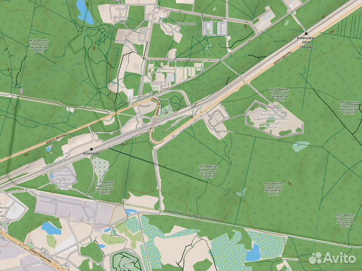 Топографическая карта Пермского края для Garmin