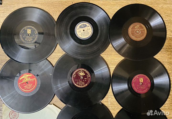Пластинки для патефона винтаж СССР