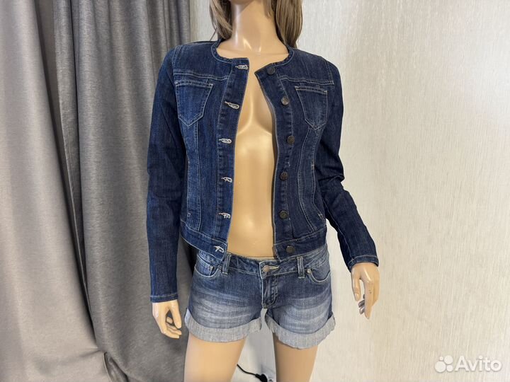 Джинсовые шорты летние S корoткие