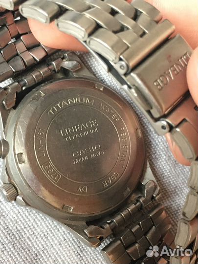 Часы Casio lineage titanium