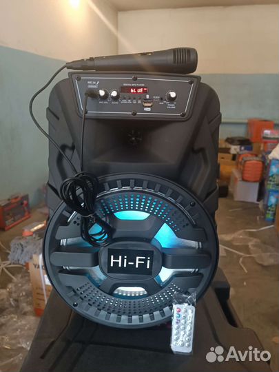 Bluetooth колонка с микрофоном 12 дюймов