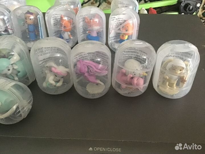 Игрушки Чупа Чупс зайки Пиглет, Кошечки-собачки