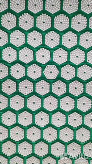 Коврик массажный, акупунктурный с валиком