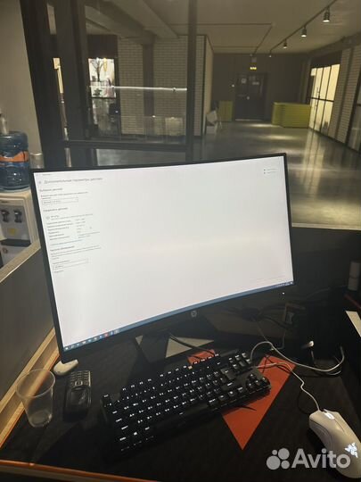 Монитор HP x27qc 165hz 2k