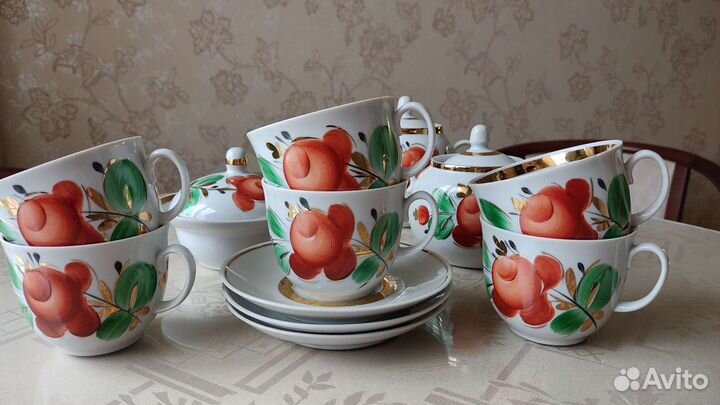 Сервиз чайный Барановка СССР 80-е годы