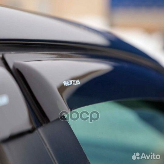 Дефлекторы неломающиеся на боковые стекла voron