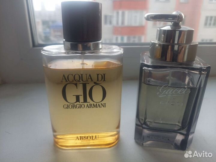 Духи Gucci by Gucci и Acqua GIO Absolu оригинал