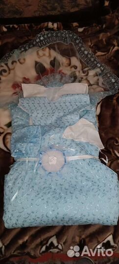 Конверт на выписку для мальчика весна осень