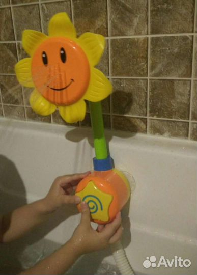 Игрушка для ванной подсолнух