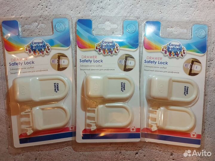 Блокиратор замок для мебели, ящиков. Угловой