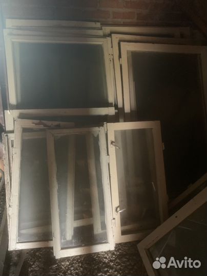 Деревянные оконные рамы бу