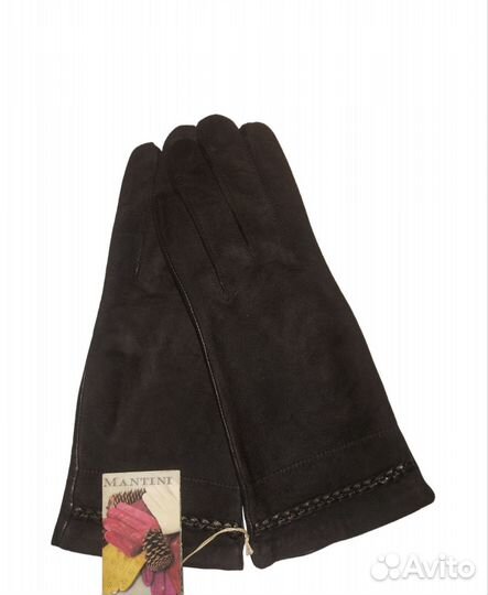 Перчатки женские кожаные размер 6,7