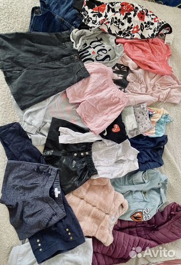 Вещи пакетом (много новых и б/у)