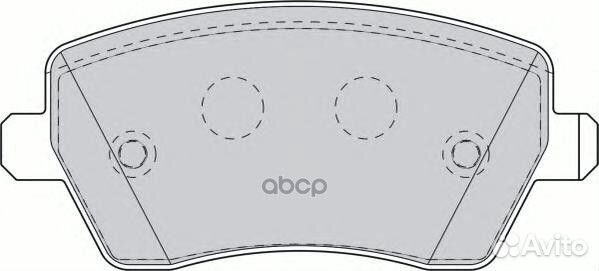 FDB1617 D1261 41060AX625 колодки дисковые п