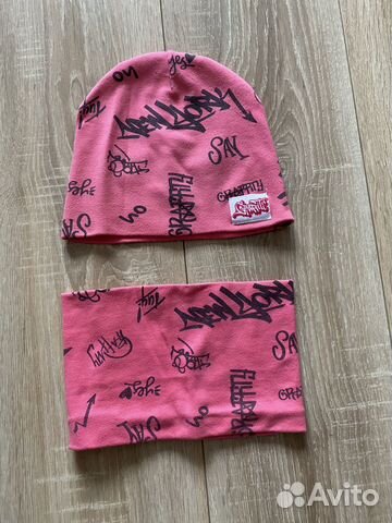 Шапка и снуд для девочки 5-6 лет