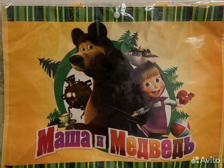 Сумка шопер маша и медведь