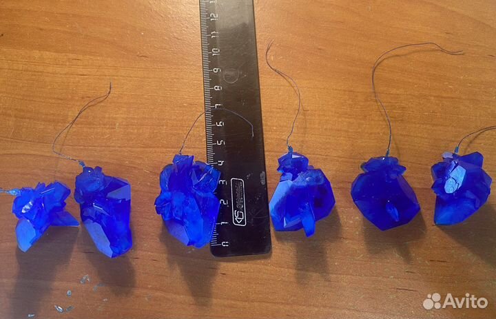 Кристалл из медного купороса