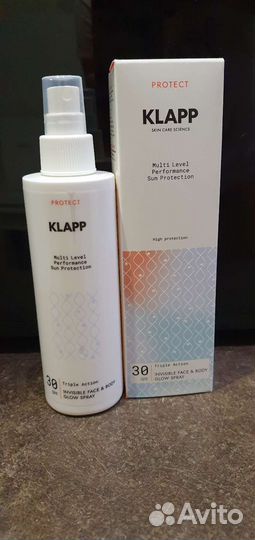 Klapp. Spf Солнцезащитная линейка