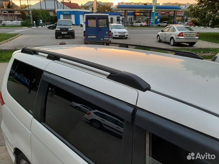 Рейлинги на крышу Honda Elysion, черные