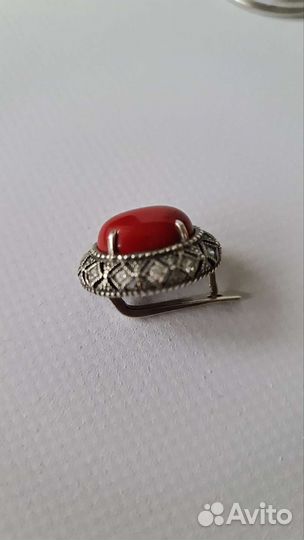 Серьги и кольца серебро