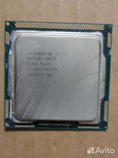 Процессор intel i3 550