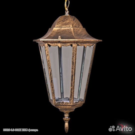 Фонарь уличный столб Бронза Черный 114см новые