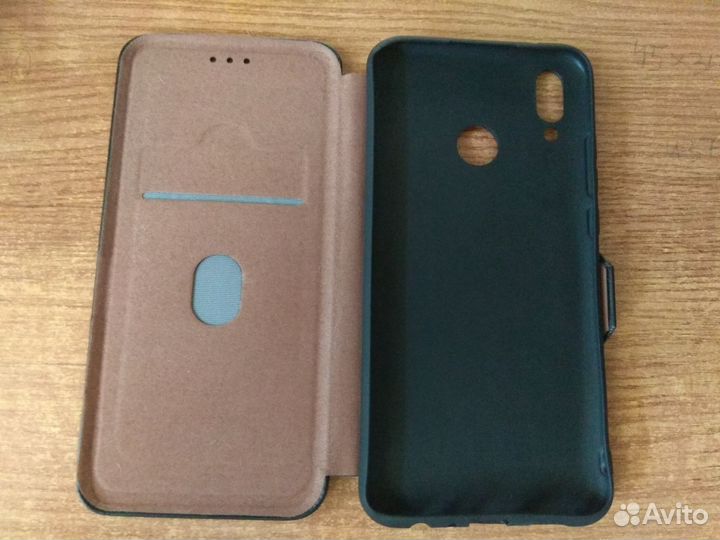 Чехол Huawei Y9 2019 Flip cover leather новый